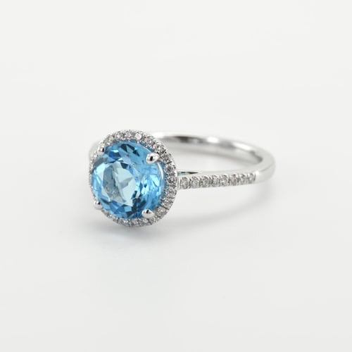 Goldring mit 2.75ct Topas und Diamanten Xana