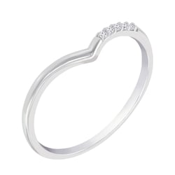 Memoire Ring in V-Form mit Diamanten Annelisa