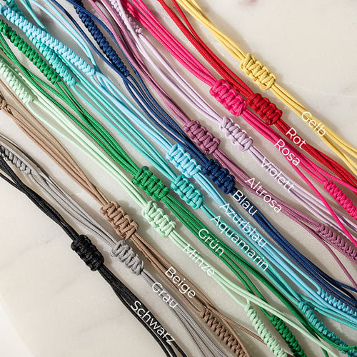 String-Armband Der Kleine Prinz mit Rose und Gravur