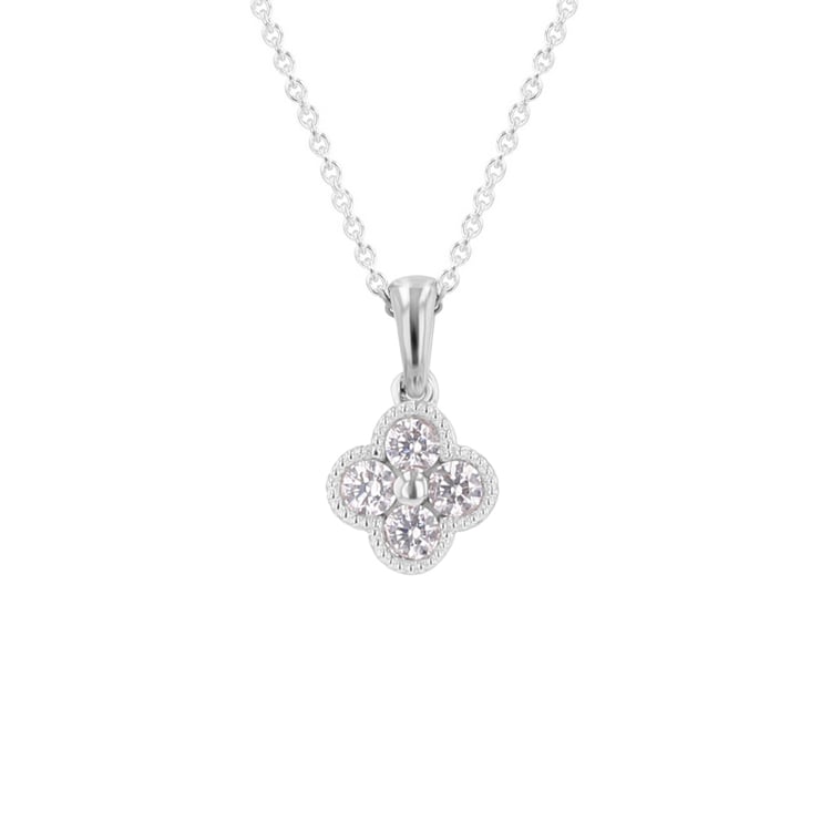 Anhänger mit einer Diamantblume Arwen