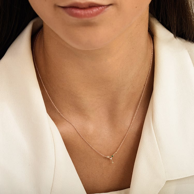 Halskette mit Tierkreiszeichen Cancer 162695