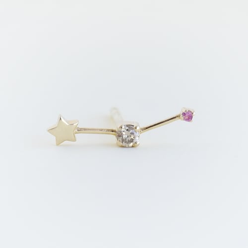 Ohrring mit Sternzeichen Aries