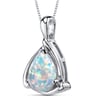 Silberner Anhänger mit Opal