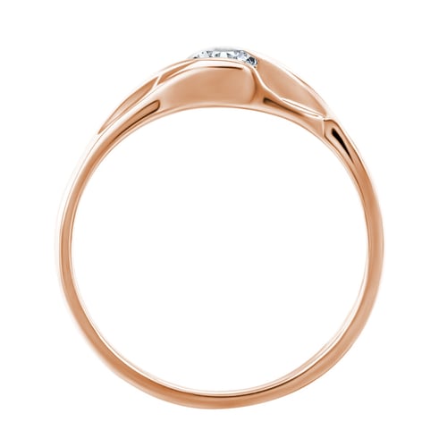 Verlobunsring mit Moissanit Aliena