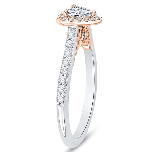 Verlobungsring mit Diamantherz Yazmin