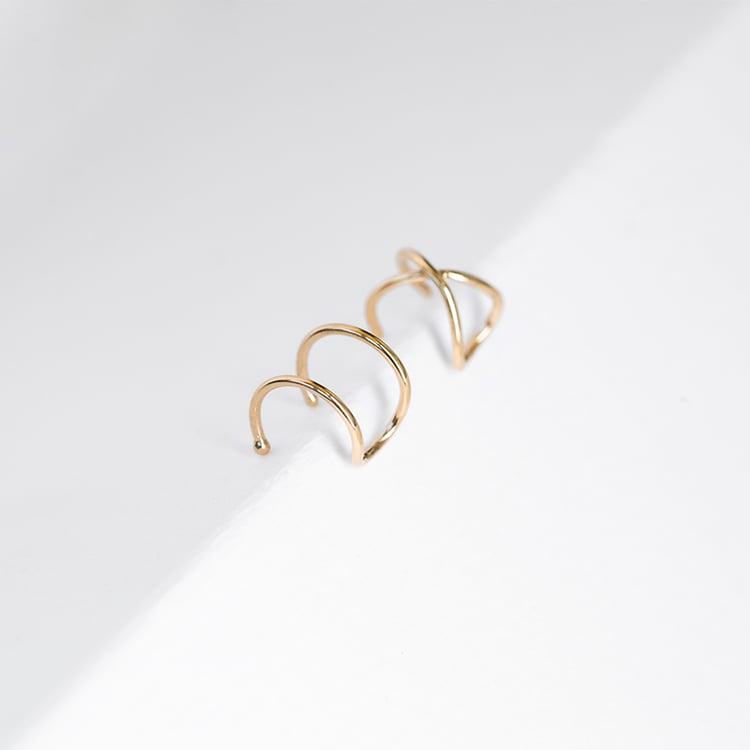 Goldener Ohrschmuck Kauri 123099