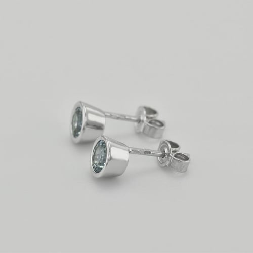 Goldenes Schmuckset mit Aquamarinen Omame