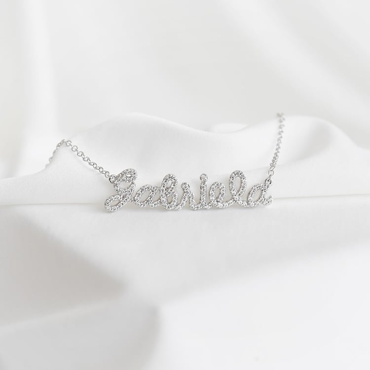 Diamantkette mit Namen Luce 90392