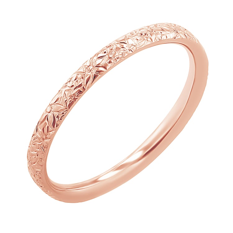 Eheringe mit Blumengravur Willis 117263