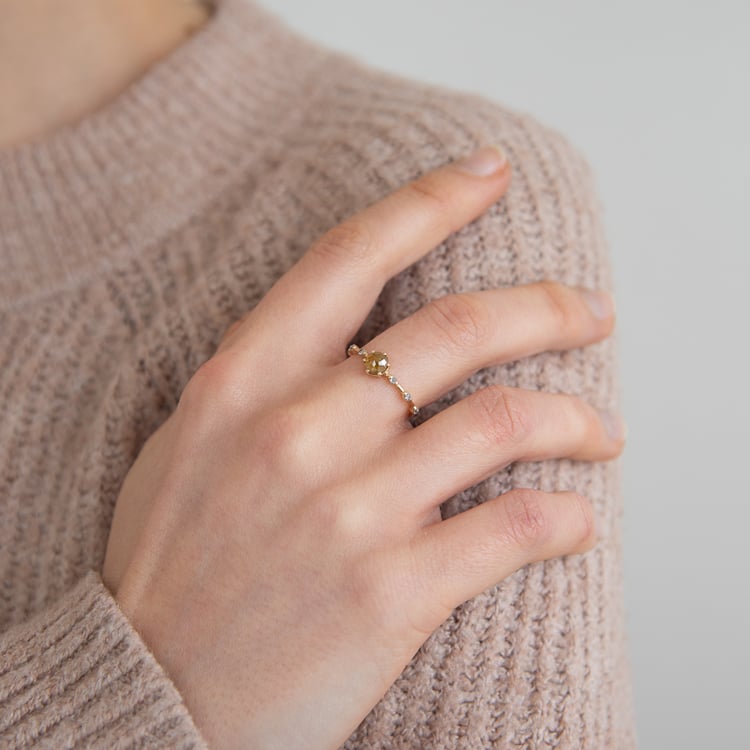 Ring mit Salt and Pepper Diamanten Imelda 124786