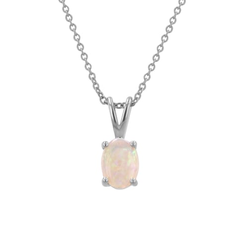 Anhänger mit einem ovalen Opal Elleanor