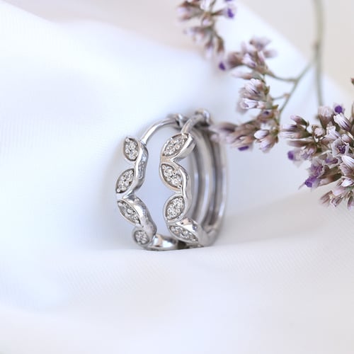 Creolen mit Diamanten Malus