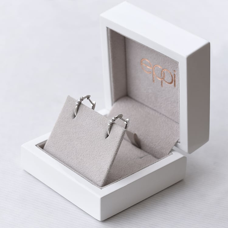 Creolen mit strahlenden Diamanten Koko 69432