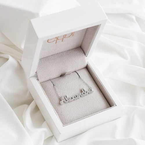 Diamantkette mit Namen Luce