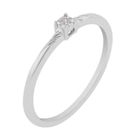 Minimalistischer Ring mit einem Lab Grown Diamanten Marsh