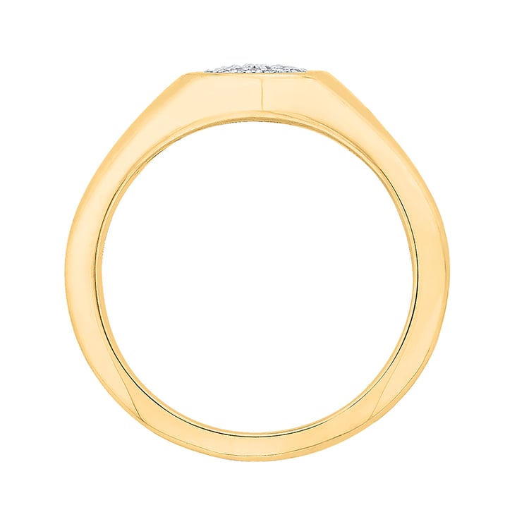 Siegelring mit Diamanten 63892