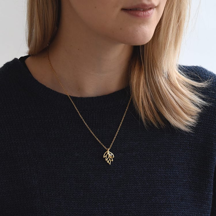 Schmuckset aus vergoldetem Silber Aminta 72698