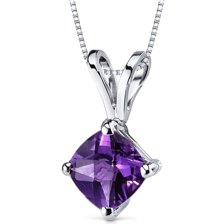 Lila Amethyst in Goldanhänger Rafyna 20131