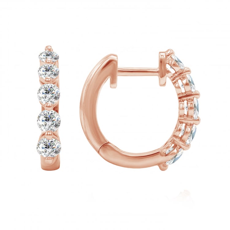 Creolen mit Diamanten geschmückt Chay 80324