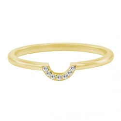 Goldener Diamantring Zarra