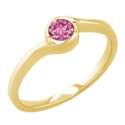 Verlobungsring mit rosa Saphir Girija