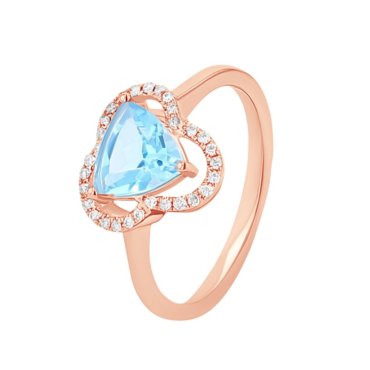 Goldene Topas-Schmuckkollektion mit Diamanten Danya 115448