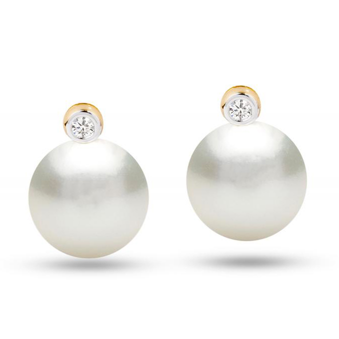 Perlenohrringe aus Gold 84137