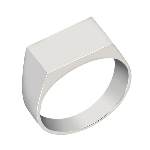 Herrenring mit Lasergavur Denvier