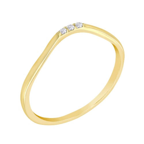 Set aus Ringen mit Salt and Pepper Diamanten Marine