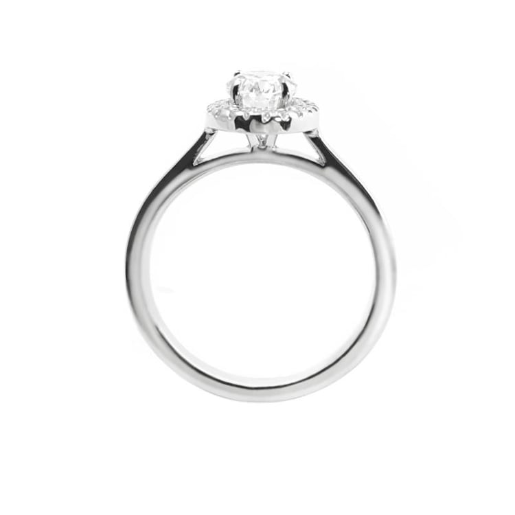 Verlobungsring aus Gold mit Diamanten 5009