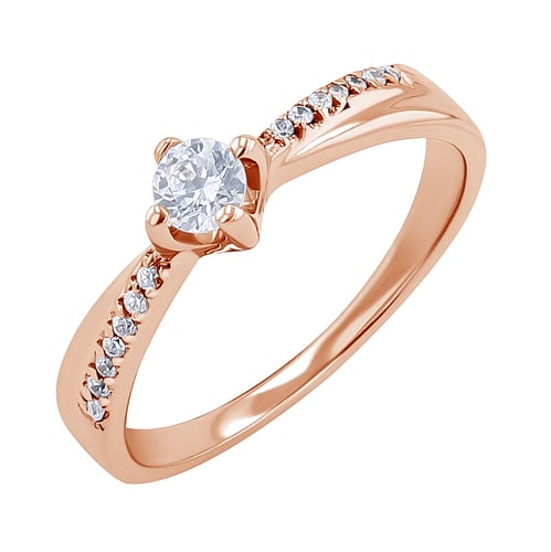 Verlobungsring mit Diamanten Sewyn