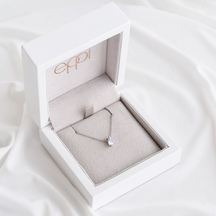 Minimalistische Anhänger mit Mondstein Lalom 93803