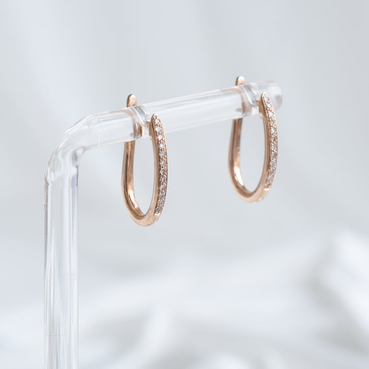 Elegante Ohrringe mit Diamanten Ayaz 85868