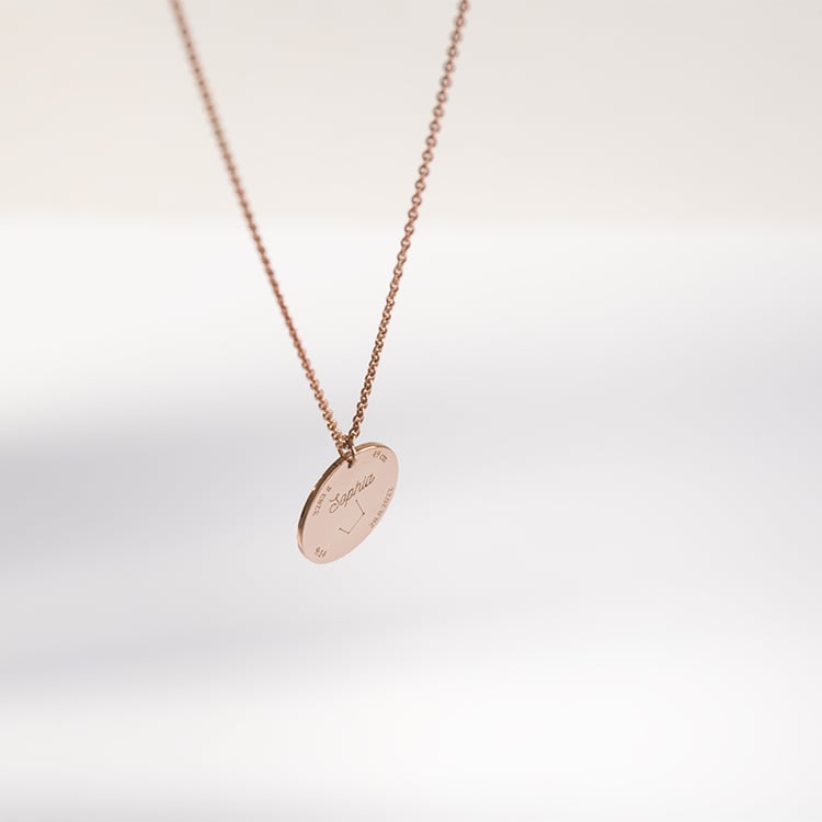 Anhänger für Neugeborene mit einer Gravur Ihrer Wahl Melody 121377