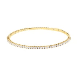 Goldenes Flexi Armband mit Lab Grown Diamanten Monroe