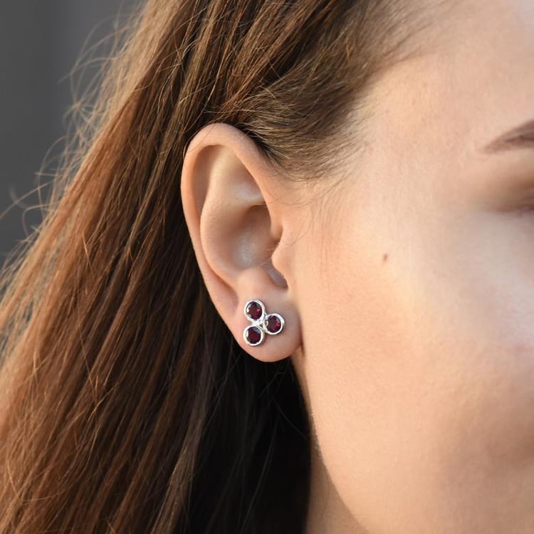 Silberne Ohrstecker 49397