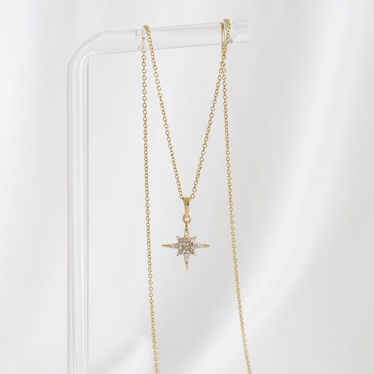 Anhänger in Form eines Diamantsterns Lynx 93340