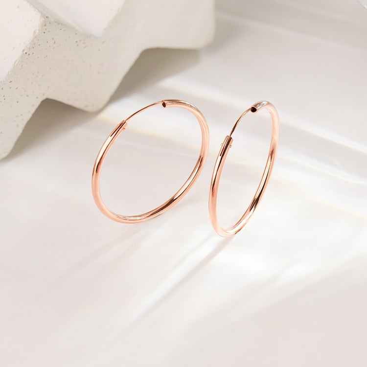 Goldene runde Ohrringe Banks 153172