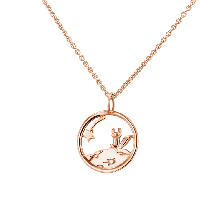 Silberner Geschnitzter Anhänger mit Fuchs Kleiner Prinz 141917