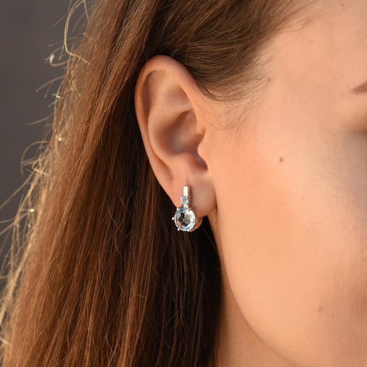 Ohrringe mit Topasen 48965