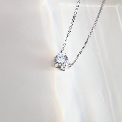 Cluster Kette mit Lab Grown Diamanten Edom
