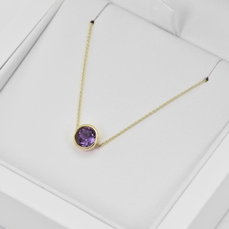 Goldarmband mit Amethyst Arleth 30911