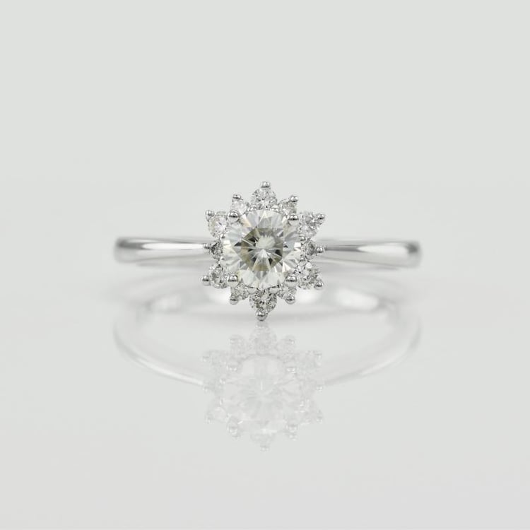 Goldener Verlobungsring mit Diamanten Condeh 19737