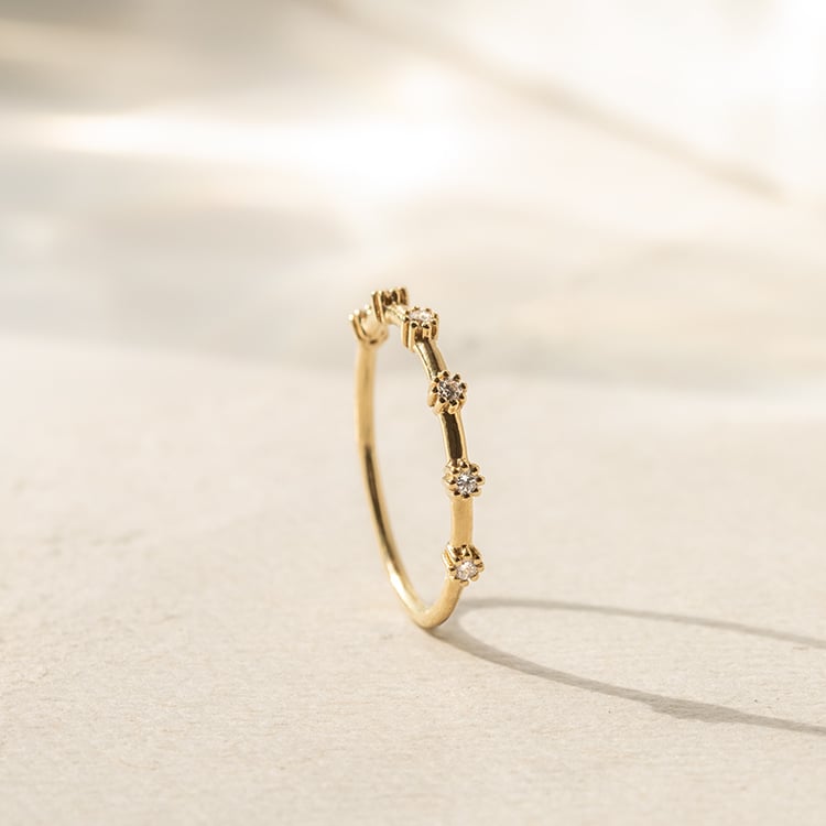 Exquisiter Silberring mit Lab Grown Diamanten Charmie 138924