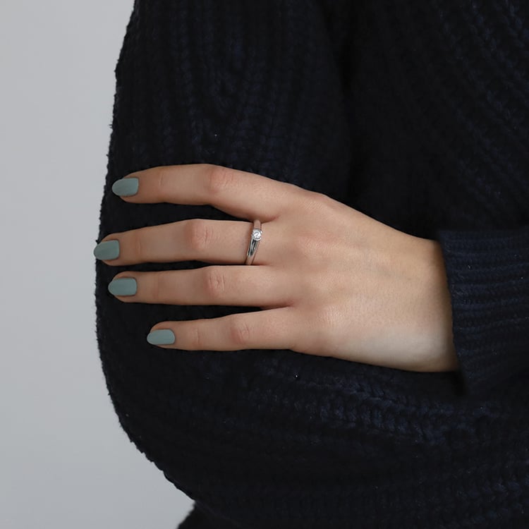 Verlobungsring mit Lab Grown Diamanten Diadah 74105