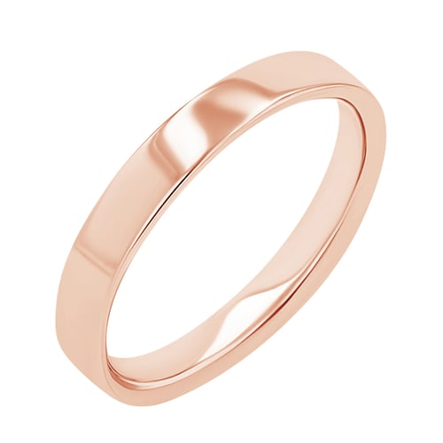 Flache Eheringe aus Gold Ilah