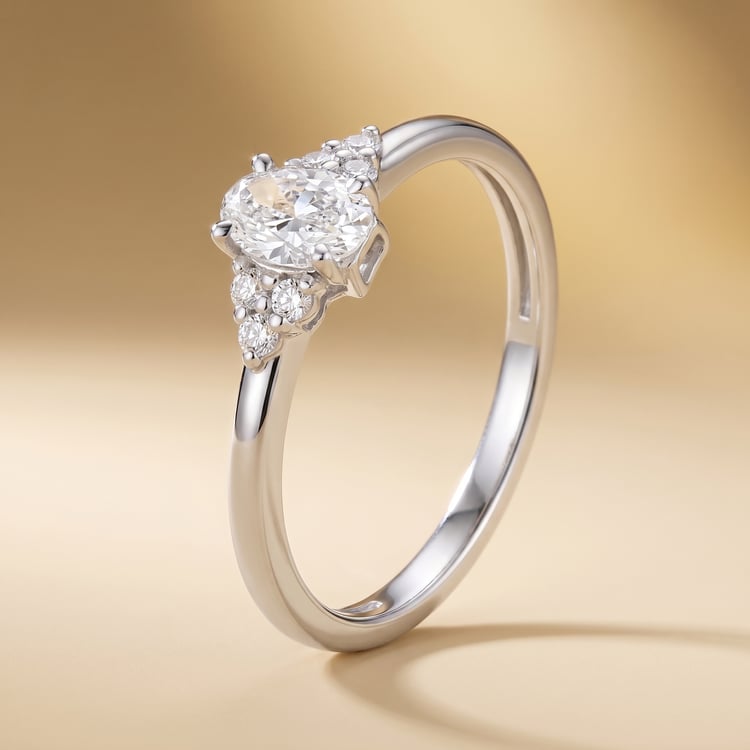 Verlobungsring mit Buchstabenund Lab Grown Diamanten Sheldo 167490