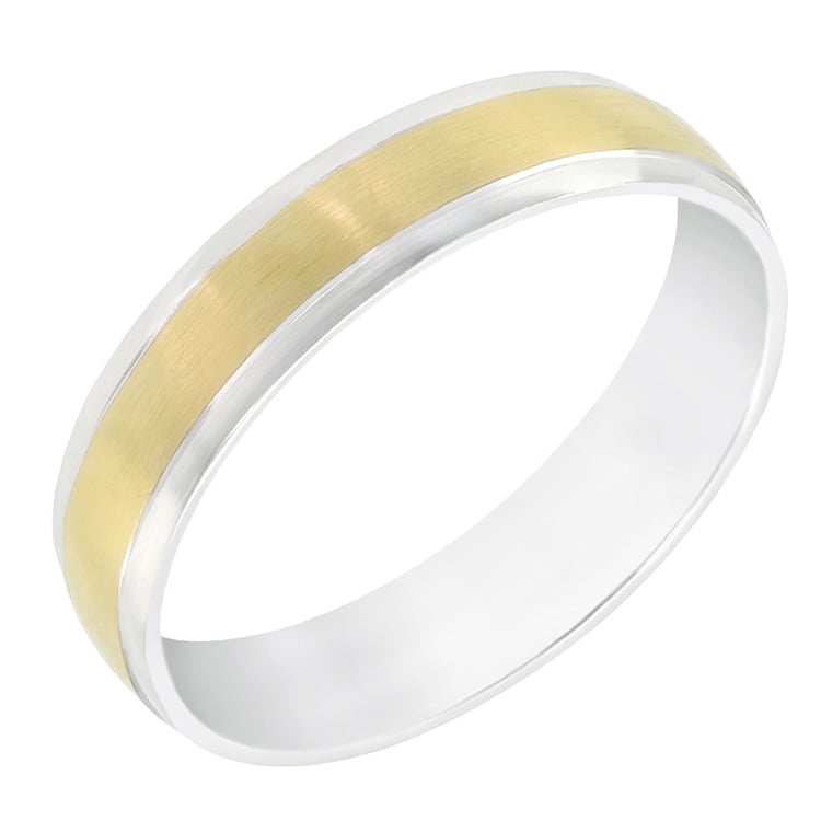 Zweifarbiger Herrenring 60607