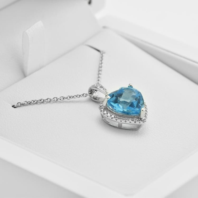 Topas Halskette in Eppi-Geschenkbox 13256