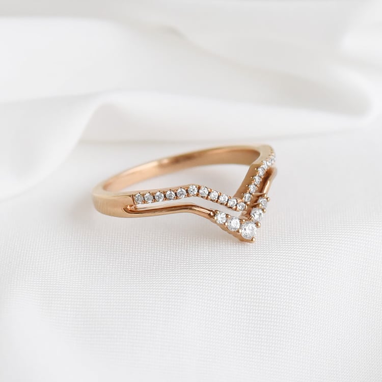 Goldring mit Diamanten 92739